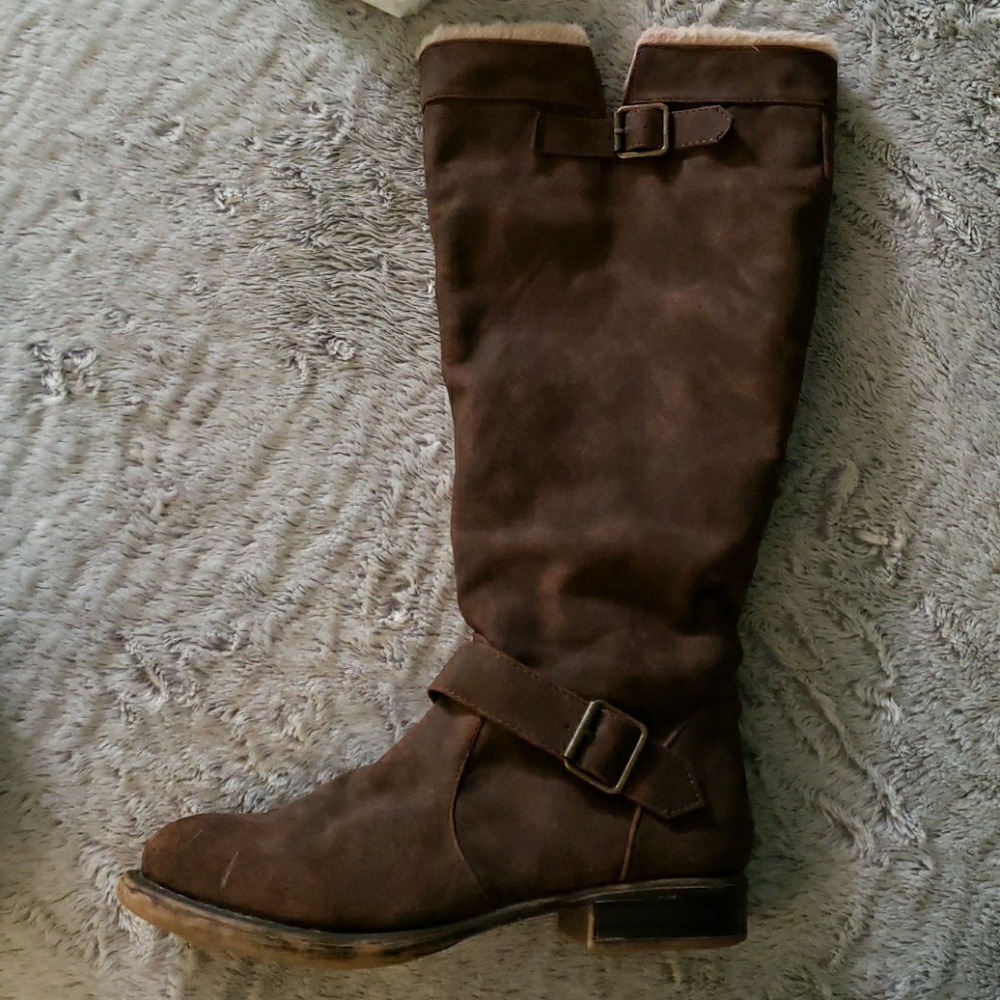 JustFab Brown Boots sz7